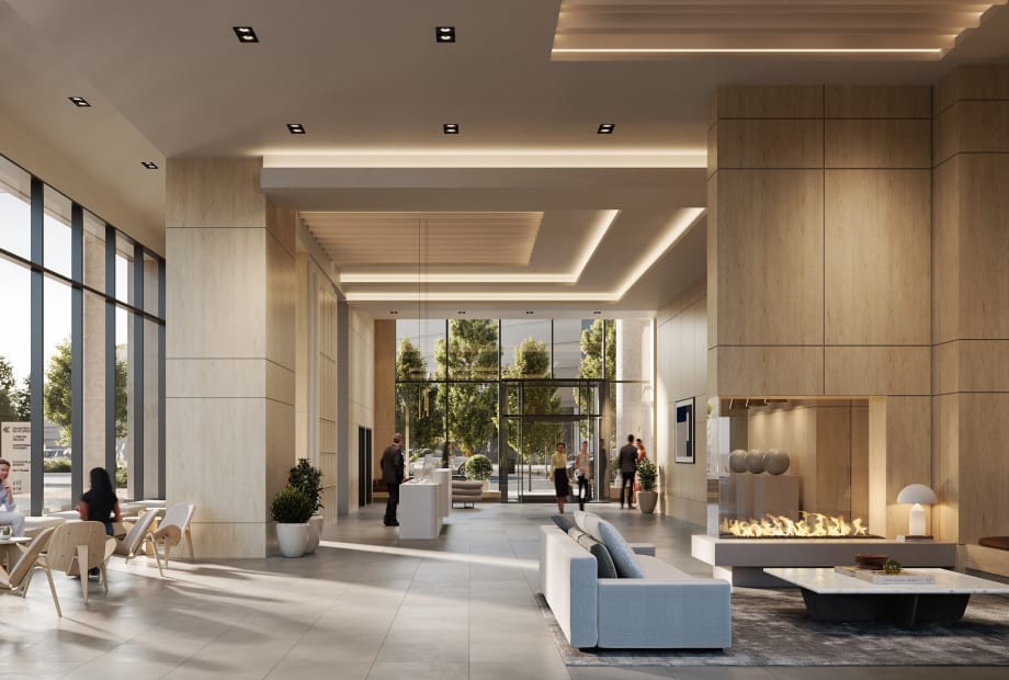 A 4,500 SF hotel-inspired Lobby Lounge